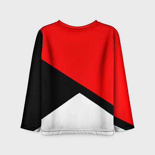 Детский лонгслив Arsenal geometry sport / 3D-принт – фото 2