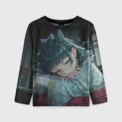 Детский лонгслив Маомао с кошачьими ушками