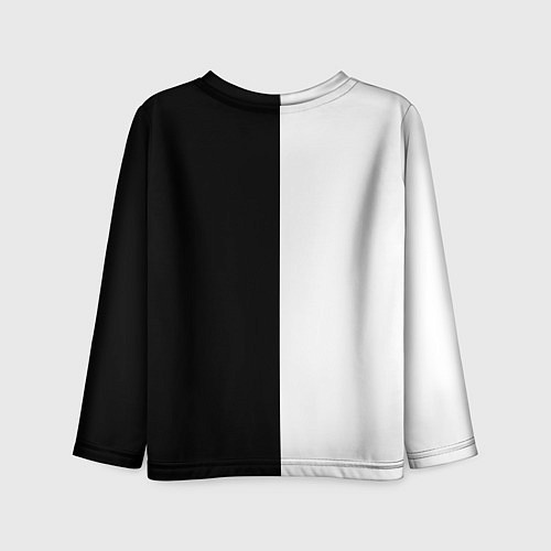 Детский лонгслив Лучше вода у друга черно-белый арт / 3D-принт – фото 2