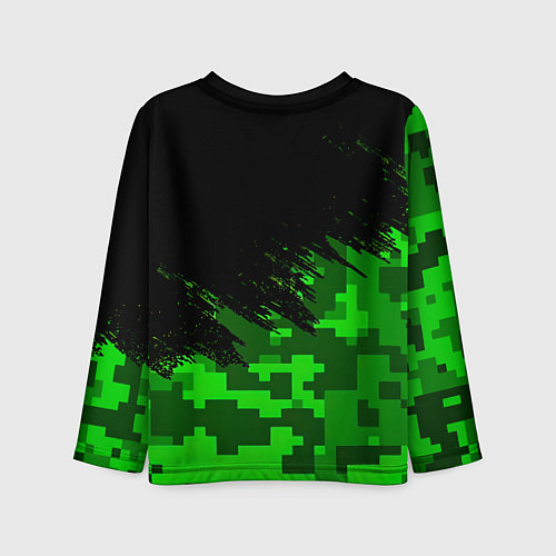 Детский лонгслив Ливерпуль камуфляж краски / 3D-принт – фото 2