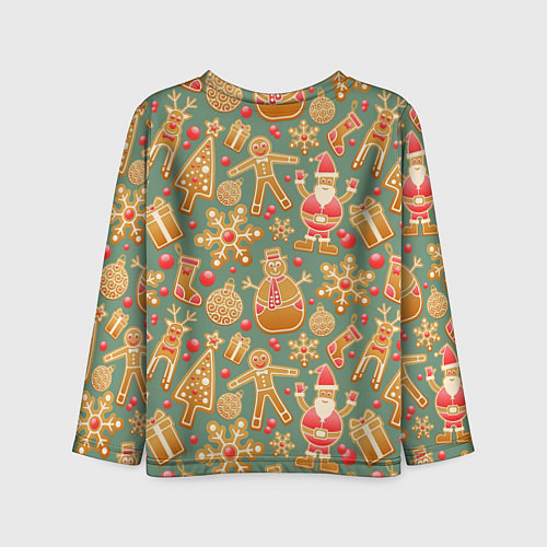 Детский лонгслив Имбирные пряники / 3D-принт – фото 2