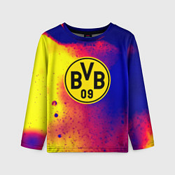 Лонгслив детский Borussia космические краски, цвет: 3D-принт