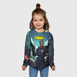 Лонгслив детский Fallout седьмой, цвет: 3D-принт — фото 2