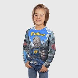 Лонгслив детский Fallout брутальный седьмой, цвет: 3D-принт — фото 2