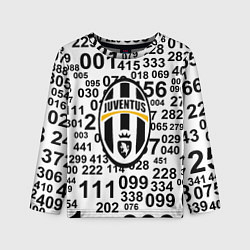 Детский лонгслив Ювентус числа