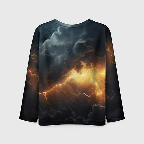 Детский лонгслив The purrminator кот терминатор / 3D-принт – фото 2