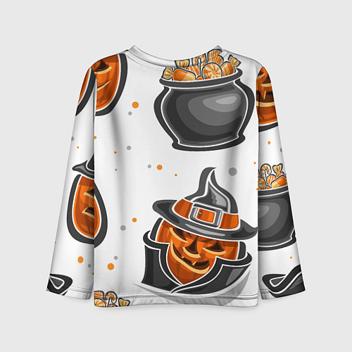 Детский лонгслив Candy halloween / 3D-принт – фото 2