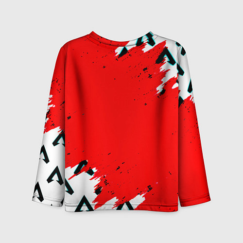 Детский лонгслив Манчестер Юнайтед символы краски / 3D-принт – фото 2