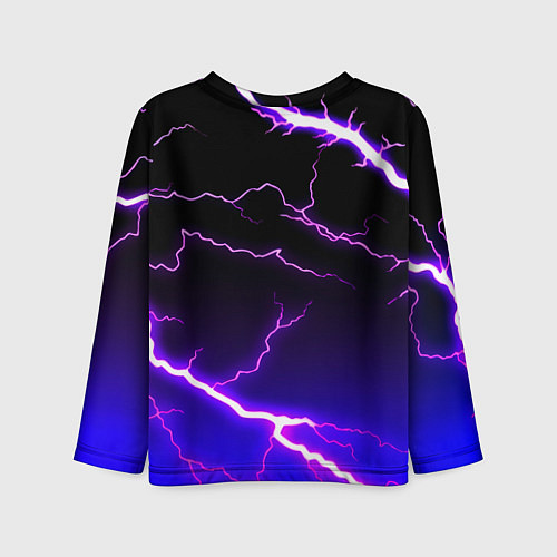 Детский лонгслив Bayern Mnchen молнии шторм / 3D-принт – фото 2