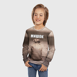 Лонгслив детский Мишок, цвет: 3D-принт — фото 2