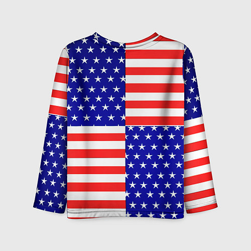 Детский лонгслив Бавария Мюнхен сша паттерн / 3D-принт – фото 2