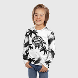 Лонгслив детский Бавария Мюнхен тропики, цвет: 3D-принт — фото 2