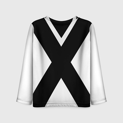 Детский лонгслив Бавария Мюнхен полосы / 3D-принт – фото 2