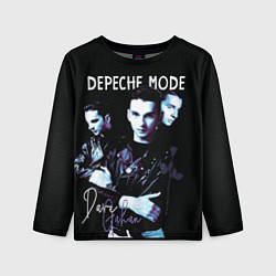 Лонгслив детский Dave Gahan Depeche Mode rose, цвет: 3D-принт