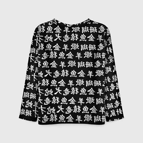 Детский лонгслив Бавария Мюнхен символы / 3D-принт – фото 2