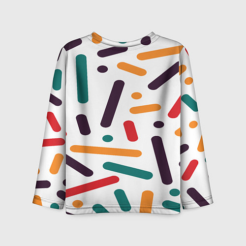 Детский лонгслив Oval oil / 3D-принт – фото 2