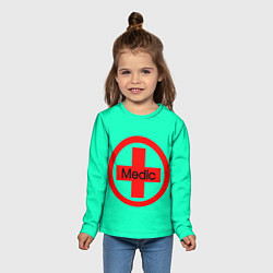 Лонгслив детский Medic, цвет: 3D-принт — фото 2