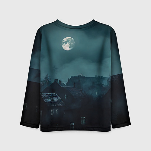 Детский лонгслив Вампирша МаоМао - Монолог Фармацевта аниме Хэллоуи / 3D-принт – фото 2
