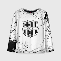 Детский лонгслив Barcelona брызги красок