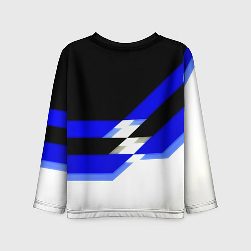 Детский лонгслив Бавария Мюнхен полосы спорт / 3D-принт – фото 2