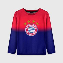 Детский лонгслив Бавария Мюнхен градиент