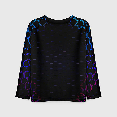 Детский лонгслив ФК Тоттенхэм соты / 3D-принт – фото 2