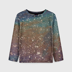 Детский лонгслив Мокрый маслянный асфальт