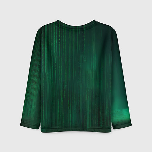 Детский лонгслив Хакер лошадь / 3D-принт – фото 2