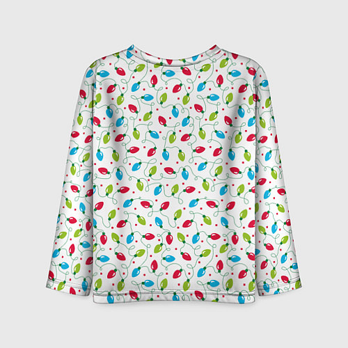 Детский лонгслив Гирлянда триколор / 3D-принт – фото 2