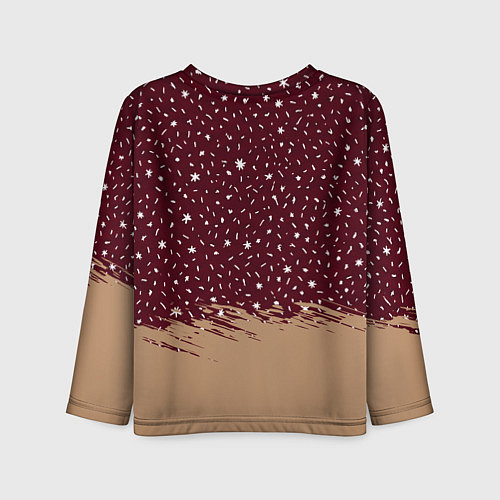 Детский лонгслив Кот Бендер и ёлка / 3D-принт – фото 2