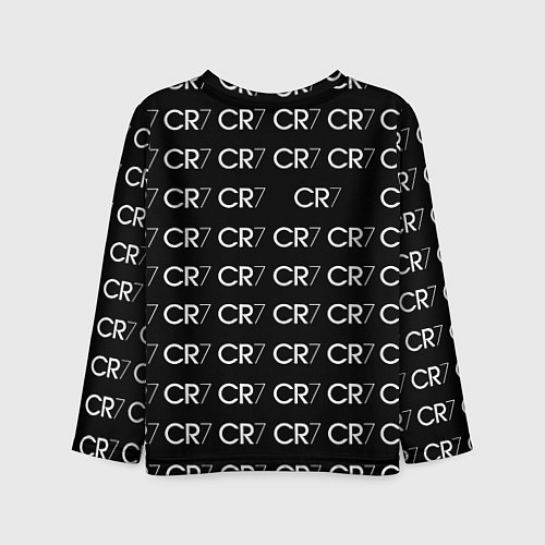 Детский лонгслив Juventus sport pattern / 3D-принт – фото 2
