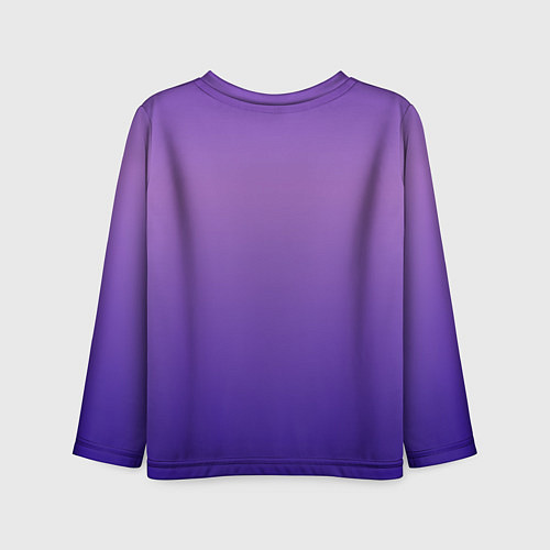 Детский лонгслив The color is purple / 3D-принт – фото 2