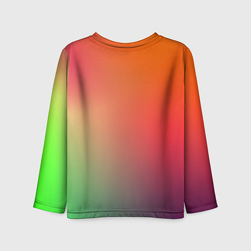 Детский лонгслив Color multicolored / 3D-принт – фото 2