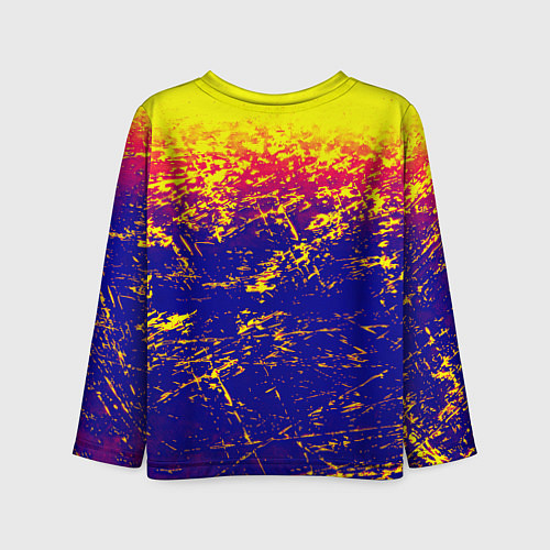 Детский лонгслив Borussia краски / 3D-принт – фото 2