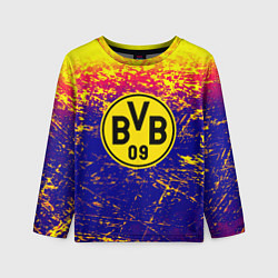 Детский лонгслив Borussia краски