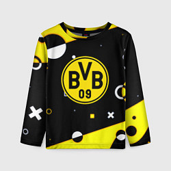 Детский лонгслив Borussia геометрия текстура