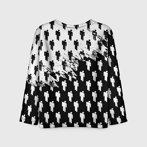 Детский лонгслив Ювентус люди краски / 3D-принт – фото 2