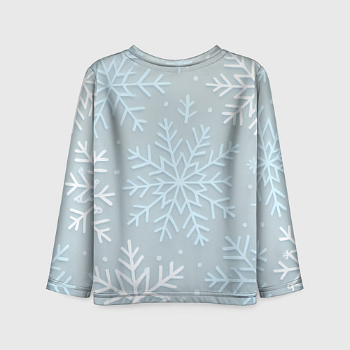 Детский лонгслив С Новым конским годом - новогодний микс / 3D-принт – фото 2