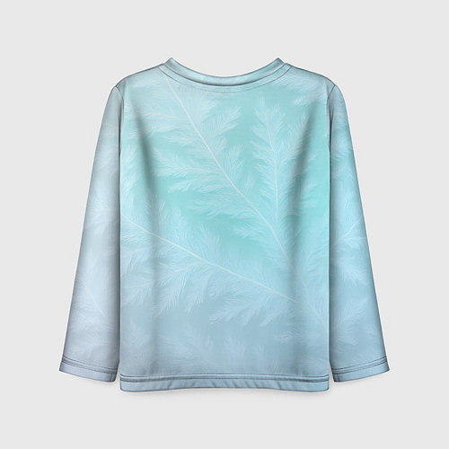 Детский лонгслив Лошадка везет тазик оливье 2026 / 3D-принт – фото 2