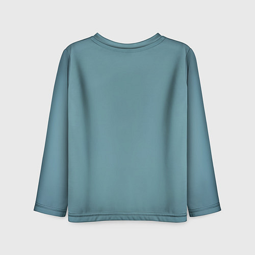 Детский лонгслив Мем котик - Новый год / 3D-принт – фото 2