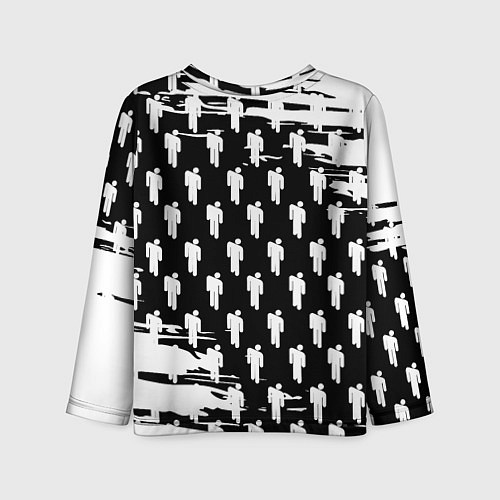 Детский лонгслив Borussia люди краски / 3D-принт – фото 2