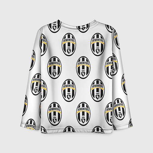 Детский лонгслив Juventus Pattern / 3D-принт – фото 2