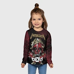 Лонгслив детский Metallica: XXX, цвет: 3D-принт — фото 2