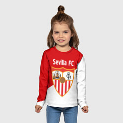 Лонгслив детский Sevilla FC, цвет: 3D-принт — фото 2