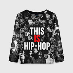 Детский лонгслив This is hip-hop