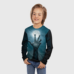Лонгслив детский Рука, цвет: 3D-принт — фото 2