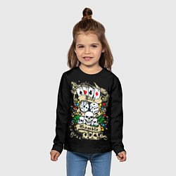 Лонгслив детский Игры, цвет: 3D-принт — фото 2