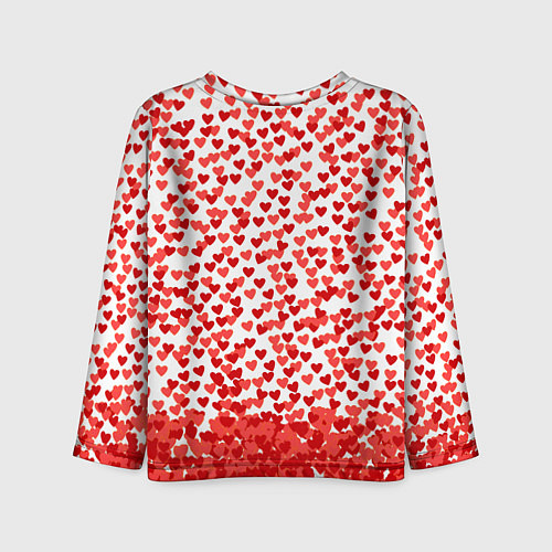 Детский лонгслив Сердцепад и сердитый кот / 3D-принт – фото 2