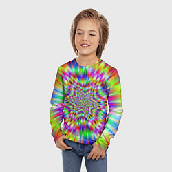 Лонгслив детский Спектральная иллюзия, цвет: 3D-принт — фото 2