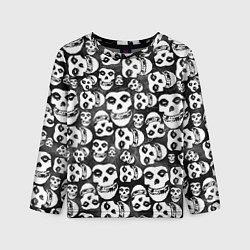 Лонгслив детский Misfits Pattern, цвет: 3D-принт
